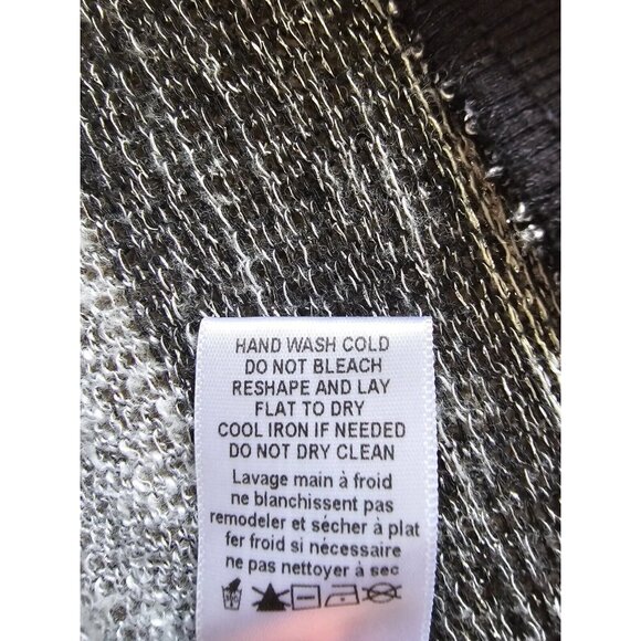 Material Cardigan Sweater Womens M Striped - Picture 13 of 15